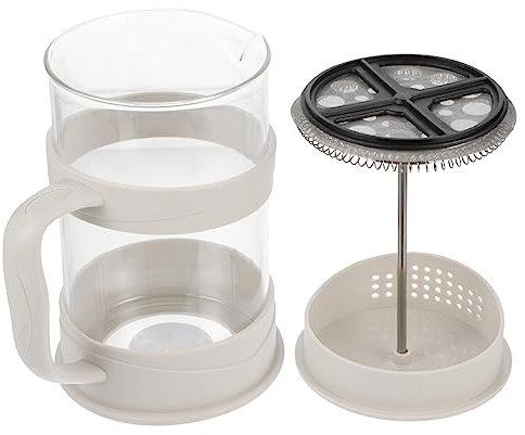 LALADEFIEE 350ml Glass Coffee Maker Carafe Tea Pot Borosilicate Office Home Coffee Brewing Pot