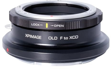 XPIMAGE F auf XCD Objektivadapter Ring kompatibel mit Nikkor F Old Lens für Hasselblad X System Kameras X1D X2D