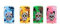 Un Briquet Flamme Bleue Camouflage Tête de Mort Rechargeable - Chalumeau Couleurs aléatoires (Vert, Bleu, Rose, Jaune)