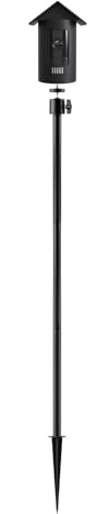 Camera Ground Stake Mount for for Ring Stick Up Cam Battery HD Security Camera, Metal Spike Pole Mount with Weatherproof Silicone Case for for Ring Stick Up Cam (3rd Generation)