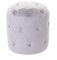 Mendler Hocker HWC-D22, Sitzhocker Ottomane, 42x39cm MVG-Zertifiziert - Samt hellgrau
