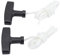 Duokon 4mm Seilzugstarter,Starter Rope Starterseil Motor Benzin Rasenmäher Starter-Seil für Rasenmäher, Startergriff, 1,5 m Schnur Zubehör 2mm Zugstart
