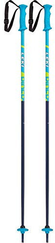 LEKI Sportartikel, Unisex, für Erwachsene, Blau/Neongelb, 80 cm