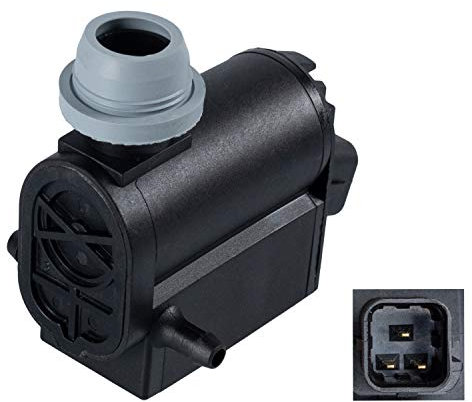 febi bilstein 109277 Waschwasserpumpe für Scheibenreinigungsanlage, mit Dichtring, 1 Stück