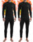 romision 2 Pack Thermounterwäsche Herren Funktionsunterwäsche Herren Skiunterwäsche Weich Thermo Unterwäsche Set