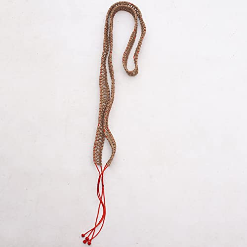 Handpan Rattan Rope, handgefertigtes geflochtenes Hanfseil für 21 Zoll-25 Zoll Handpan Steel Tongue Drum Percussion Instrument, Schutzpuffer/Lärm/Dekoration beseitigen (Color : Red)