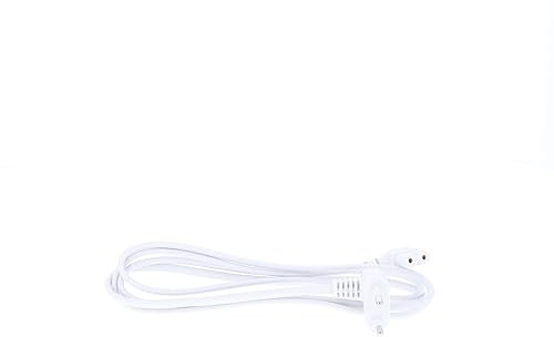 as - Schwabe 70880 Câble d'alimentation, 1,5 m, Type C7, Prise coudée, câble de Connexion DIN60320, pour Petits appareils électroménagers, H03VVH2-F, 2 x 0,75 mm, avec fiche Euro coudée, 230 V/2,5 A,