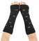 Grunge Handschuhe Fairy Zubehör Zerrissener Häkelhandschuh Kleidung Ästhetik, Schwarz, Medium