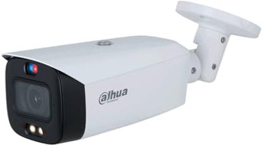Dahua - Bullet AI Lite IP ONVIF PoE 8MP 2.8mm TIOC Starlight Cámara a Todo Color - S3 IPC-HFW3849T1-AS-PV-S3