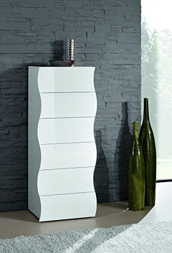 möbelando Kommode Standschrank Hochkommode Schubladenkommode Beistellschrank Onda III