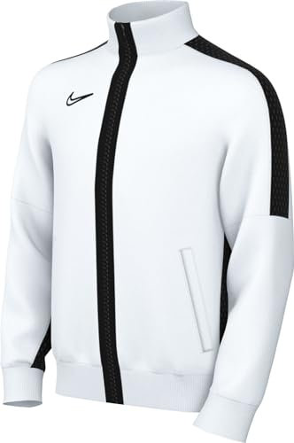 Nike Unisex Kinder Y Nk Df Acd23 Trk Jkt Knit Soccer Track Jacket, White/Black/Black, XL EU