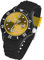 Taffstyle Damen Herren Sportuhr Armbanduhr Silikon Sport Ziffernblatt mit Datum Analog Quarz Farbige Bunte Uhr Schwarz Gelb