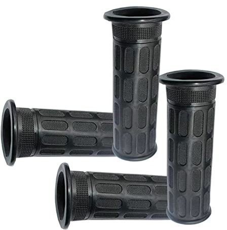 4 Stück Schubkarrengriffe, 25 mm Gummi Karrengriff, für Fahrrad, Rollstuhl, Motorrad