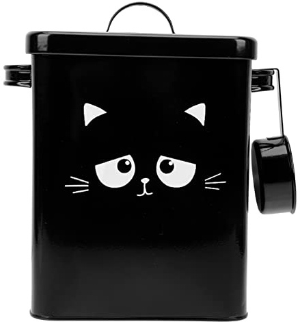 Alipis Seau De Stockage Pour Nourriture Pour Animaux Récipient Hermétique Pour Croquettes De Chats Et Chiens Avec Cuillère Design Étanche Et Pratique Pour Préserver La Fraîcheur Des