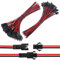Lyeteung 30 Paar JST SM 2 Pin Steckverbinder, Mini Micro JST SM 2-Polige Buchse und Stecker mit 150mm 22AWG Kabeldraht (Rot Schwarz)