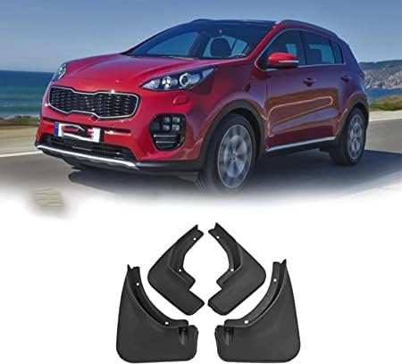 PEKMAR 4 Stücke Auto Schmutzfänger für Kia Sportage QL 2017-2020 2021 2022 2023, Vordere Hintere Kotflügel Spritzschutz Auto Fender Vollschutz ZubehöR