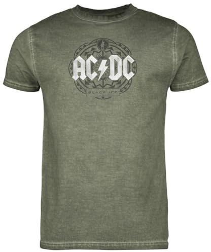 AC/DC Black Ice Männer T-Shirt grün Band-Merch, Bands