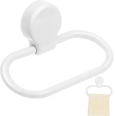Selbstklebender Handtuchhalter Handtuchablage ohne Bohren für Küche und Bad weißer Handtuchhalter für Handtücher und Küchentücher
