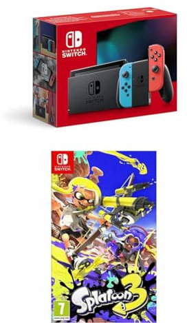 Nintendo Switch Neon + Splatoon 3