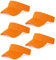 Marrywindix 5 Stück orange Sportbekleidung Athletic Visor Sun Sports Visor Hut Visier verstellbare Kappe für Damen und Herren (Einheitsgröße), Orange/Abendrot im Zickzackmuster (Sunset Chevron),