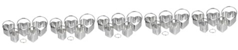 TOPBATHY Lot De 5 Emporte-pièces Résistants À La Casse Et À La Casse Moules À Biscuits Pour La Pâtisserie Maison Moules Créatifs Pour La Fabrication De Biscuits
