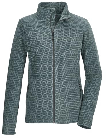 killtec Damen Fleecejacke mit Stehkragen KOW 106 WMN FLC JCKT, blaugrau, 42, 41796-000