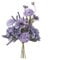 Jewlri Künstliche Blume Gefälschte Pfingstrose Blumenstrauß Blumen Faux Brautblumen Seide Blumenarrangements Dekorationen für Hochzeitssträuße DIY Home Party Tisch Tafelaufsätze Dekor (Lila)