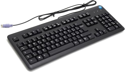 SIMPLETEK - Tastiera PS2 Layout Italiano QWERTY Italiano ITA Compatibile Con HP Compatibile Con Windows 95 98 NT 2000 ME XP 7 10 11