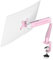 Suptek Single Monitor Arm Gas Spring, Monitor Arm Desk Mount for 17-32 Monitors up to 10kg, Tool Free Height Adjustable Screen Arm with Tilt Swivel Rotation, VESA 75/100mm, C-clamp/Grommet Options