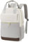 LOVEVOOK Rucksack Damen, Schulrucksack Teenager Mädchen 15,6 Zoll mit Laptopfach, Wasserdicht Schultasche Arbeitstasche Reiserucksack Daypack Elegant für Uni Reise Büro, Hellgrau