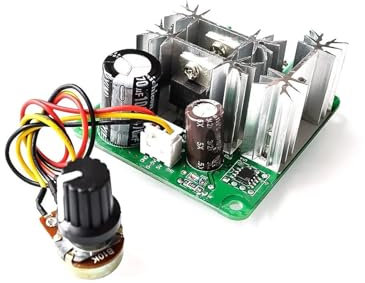 New 6V-90V 15A DC Motor Speed Control PWM Controller PLC Governor+Potentiometer