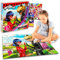 Miraculous Marienkäfer-Bodenpuzzle für Kinder – Bündel mit 72-teiligem Bodenpuzzle plus Aufklebern, mehr | Miraculous Marienkäfer-Puzzles für Mädchen im Alter von 4-8 Jahren