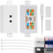 LUCTHY 2Pack Cat6 RJ45 Junction Box with Screwdriver, Punch Down Ethernet In-Line Coupler for High-Speed LAN/Powerline Networks,LAN Powerline Networking Extender Applications (2Pcs)