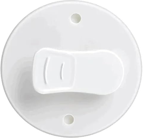 4 Stück Schutz Spritzschutz Clips, Selbstklebende Duschvorhang Clips, Duschvorhang Wand Clip, Winddichte Schutz-Clip, für Dusche Hängend, Weiß