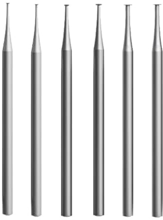 Tumintu T-Förmiger Linsenfräser mit Messerschneide, 3/32 Schaft, Kanalfassung, Schneidefräser, Schmuckgravur-Bits, Lapidarwerkzeug