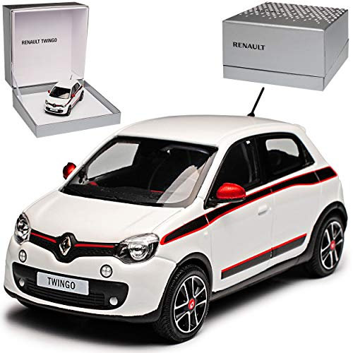 Norev Renautl Twingo III Weiss 5 Türer 3. Generation Ab 2014 1/43 Modell Auto