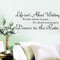 Wandtattoo Life Isn't About Waiting,Schwarz 58 x 25 cm Wohnzimmer Schlafzimmer Sprüche Wandsticker Wandbild Wandtatoo