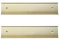 Name Plate Wall Or Door Holder, Office Business Door Sign Holder 2Pack (Gold, 2 x 8)
