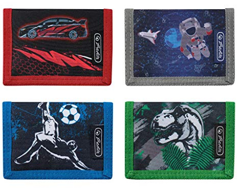 herlitz 50026487 Kindergeldbörse Boys Mix, Motive sortiert - keine Auswahl möglich!, 1 Stück