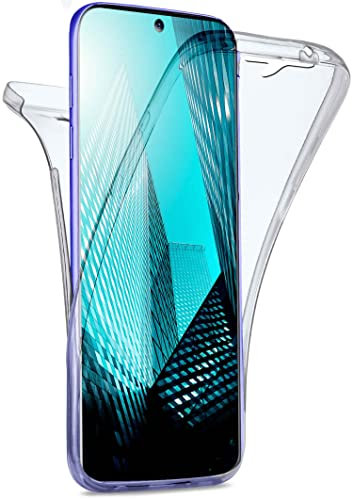 moex Double Case für Samsung Galaxy S20 / S20 5G Hülle Silikon Transparent, 360 Grad Full Body Rundum-Schutz, Komplett Schutzhülle beidseitig, Handyhülle vorne und hinten - Klar