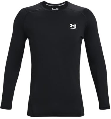 Under Armour Mens UA HG Armour Fitted LS, long-sleeved sports t-shirt for men, comfortable and breathable gym clothes