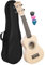 CASCHA Sopran Ukulele Set für Kinder und Erwachsene I Starter Kit Mit 3 Plektren, Tasche, Aquila Saiten I Kleine Hawaii Gitarre für Anfänger und Fortgeschrittene I Cream HH 3967