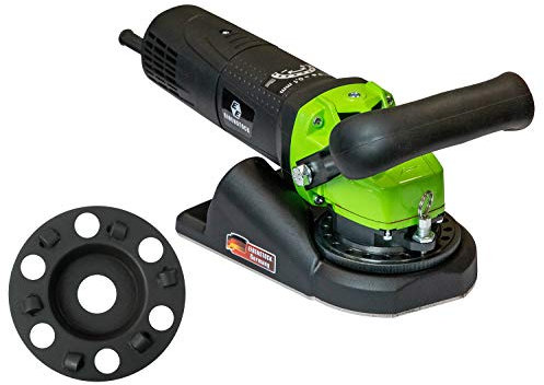 CS UNITEC Electric Paint Stripper -Paint Shaver -Concrete/Hard Material Kit -EOF 100 PCD Paint Remover Machine Removes: Dry Paint, Varnish, Latex, & More-Hard Material Disc Included-Made In Germany