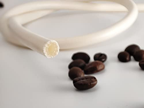 (6,00€/m) Hochdruck-/Gewebeschlauch Silikonschlauch 3 x 6,7 mm weiß für Jura Kaffeevollautomaten der ENA-, Giga- und Impressa-Serie