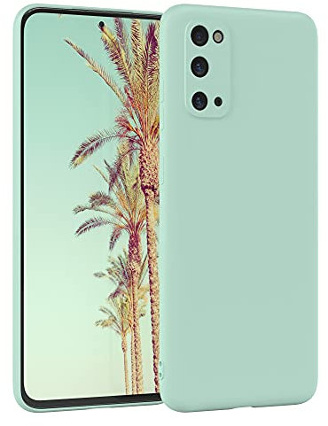 EAZY CASE - Silikonhülle für Galaxy S20 Hülle Silikon Case Grün weich stoßfeste Handyhülle Schutzhülle mit Kameraschutz Dünn Premium Schutz Cover TPU Phone Bumper in Pastell Mintgrün Matt