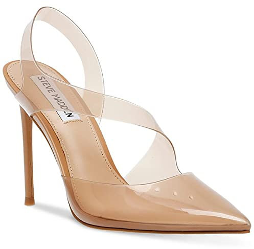 Steve Madden Damen Vienne Sandale mit Absatz, hautfarben, 41 EU