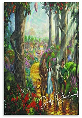 XXJDSK Poster Kunstdrucke Judy Garland, modernes Familien-Schlafzimmer, Dekor-Poster für Schlafzimmer und Wohnzimmer 60X90cm Kein Rahmen