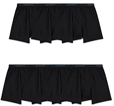 Fruit of the Loom Men's Micro Stretch Boxer Briefs, Designed to Move with You, Lightweight & Moisture Wicking Boxer Briefs (Pack of 6)