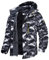 MAGCOMSEN Herren Outdoorjacke Winter Warm Skijacke Winddicht Wasserdicht Trekkingjacke Männer Fleece Gefüttert Wandern Jacke Verdickt Softshell Funktionsjacke mit Kapuze Schwarz-Camo M