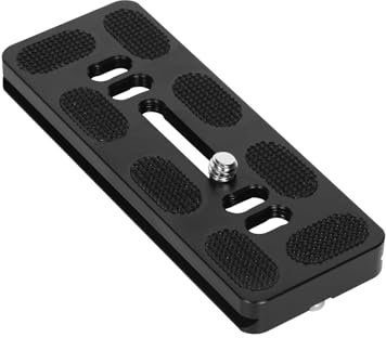 Sequpr 100mm Quick Release Plate Compatible with Arca Swiss Standard Ball Head Clamp, 100mm Quick Release Plate for Camera Tripod Ball Head